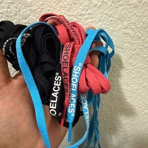 “Off White” shoe laces 3 pairs